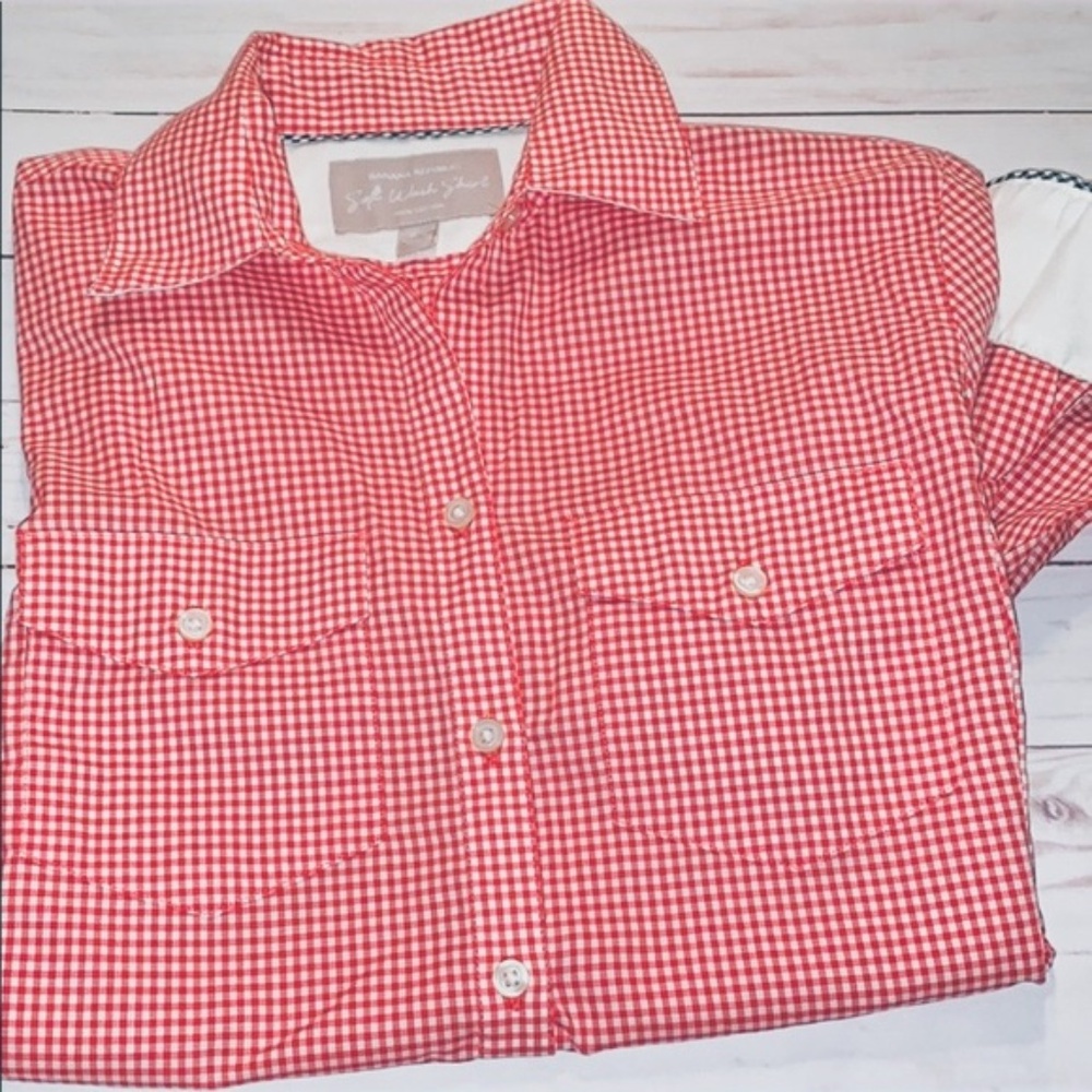 Banana Republic • Gingham Button Down